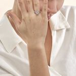 Solitaire Or Blanc Oxyde De Zirconium - Bagues solitaires Femme | Histoire d&rsquo;Or