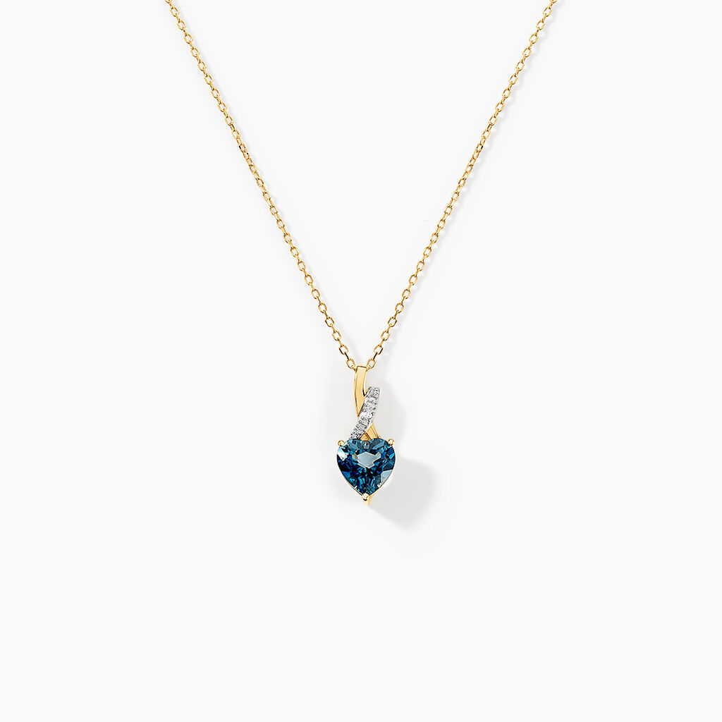 Collier Or Jaune Clothilde Topaze - Colliers Femme | Histoire d’Or