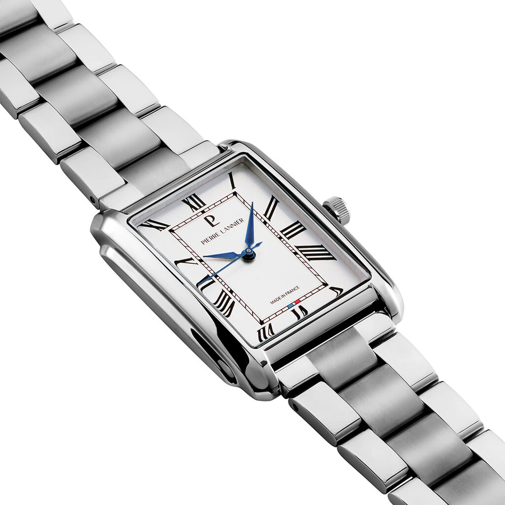 Montre Pierre Lannier Lannier Empire Argent&eacute; - Id&eacute;es cadeaux Homme | Histoire d&rsquo;Or