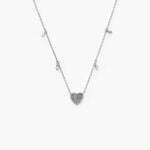 Collier Sibie Argent Blanc - Colliers fantaisie Femme | Histoire d&rsquo;Or