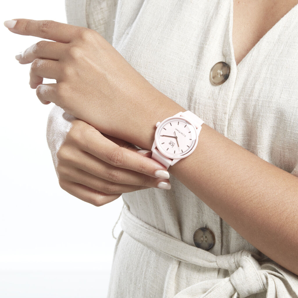 Montre Ice Watch Solar Power Rose - Montres Femme | Histoire d’Or
