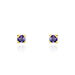 Boucles D'oreilles Puces Doreen Carre Or Jaune Oxyde De Zirconium - Clous d'oreilles Femme | Histoire d’Or