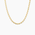 Collier Eva Acier Jaune - Sautoirs Femme | Histoire d&rsquo;Or