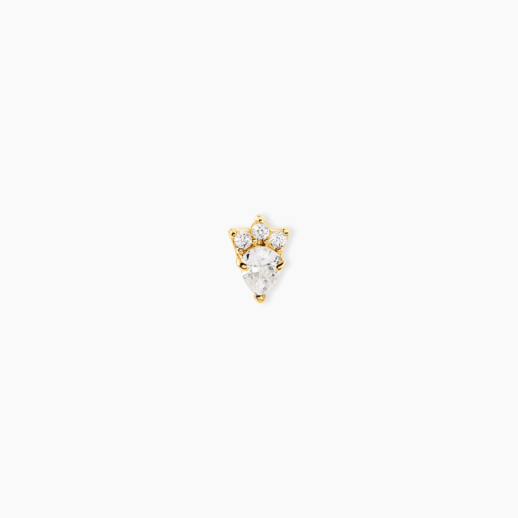 Piercing Soelia Or Jaune Oxyde De Zirconium - Bijoux Femme | Histoire d&rsquo;Or
