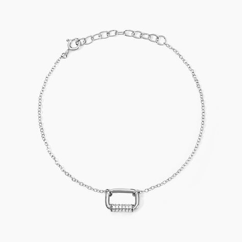 Bracelet Urban Call Argent Blanc Oxyde De Zirconium - Bracelets Femme | Histoire d&rsquo;Or