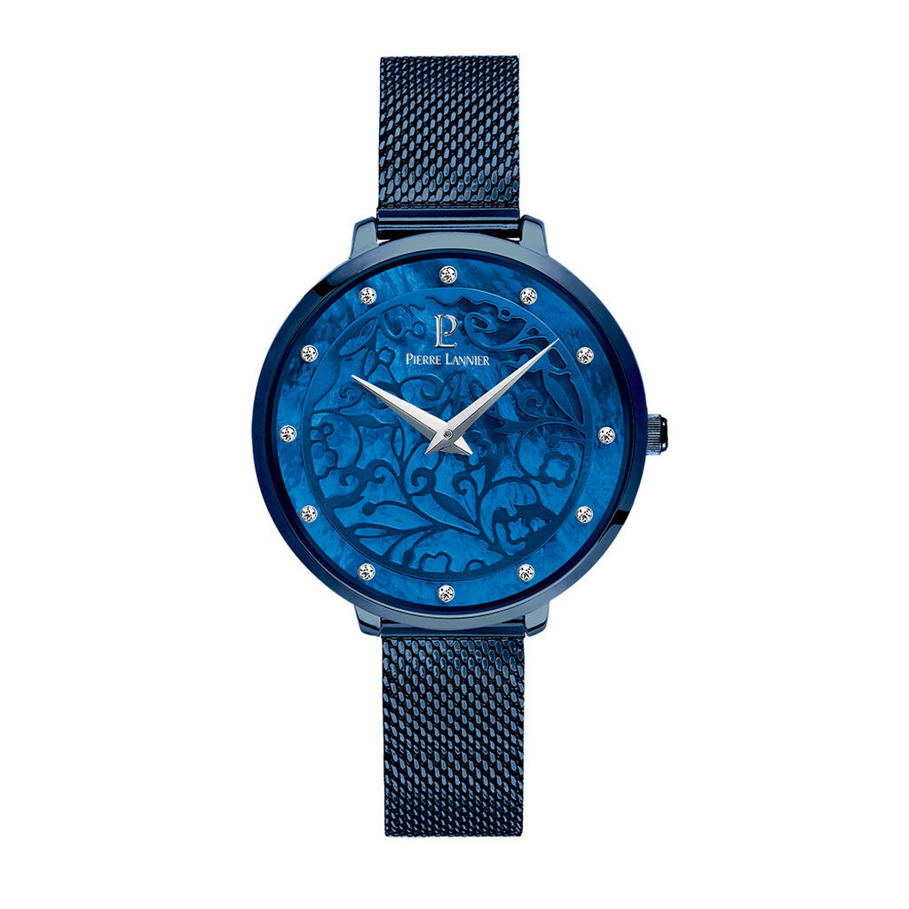 Montre Pierre Lannier Eolia Bleu