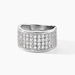 Bague Cecelia Argent Blanc Oxyde De Zirconium - Bagues avec pierre Femme | Histoire d&rsquo;Or