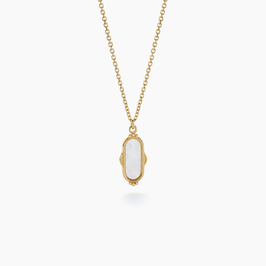 Collier Lucky Gems Or Jaune Nacre - Colliers Femme | Histoire d&rsquo;Or