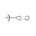 Boucles D'oreilles Puces Aphrodite Or Blanc Diamant - Clous d'oreilles Homme | Histoire d’Or