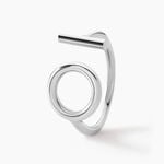 Bague Marie-capucine Argent Blanc - Bagues fantaisie Femme | Histoire d&rsquo;Or