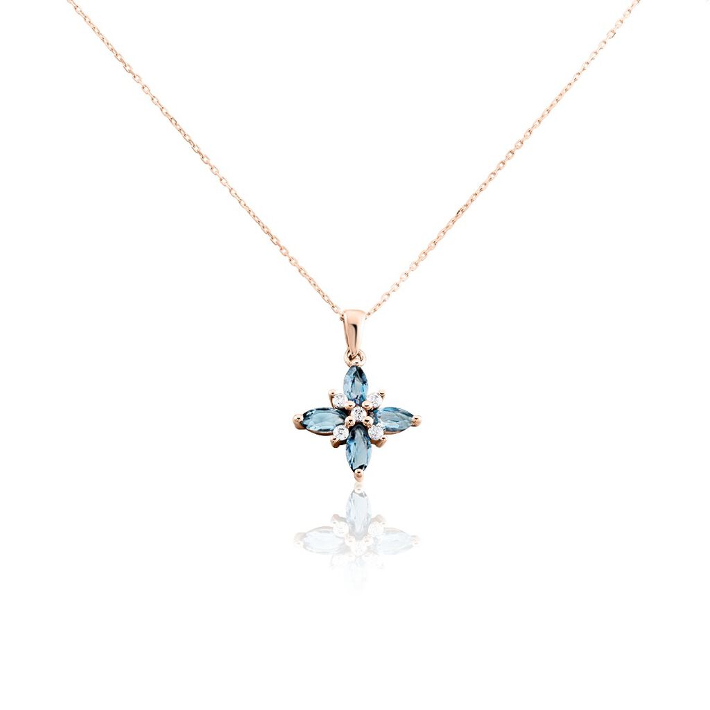 Collier Anabele Or Rose Topaze Oxyde - Colliers Femme | Histoire d&rsquo;Or