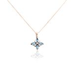 Collier Anabele Or Rose Topaze Oxyde - Colliers Femme | Histoire d&rsquo;Or