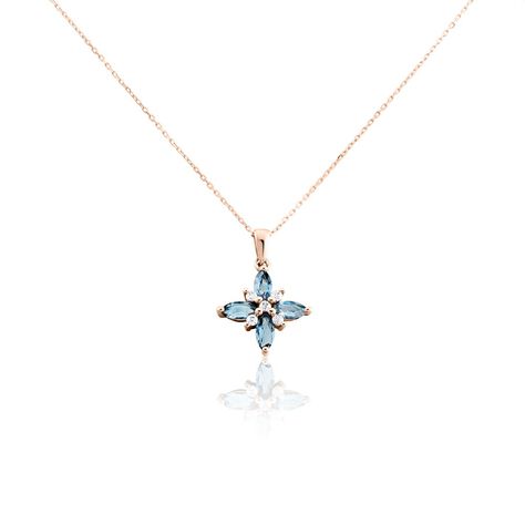 Collier Anabele Or Rose Topaze Oxyde - Colliers Femme | Histoire d&rsquo;Or