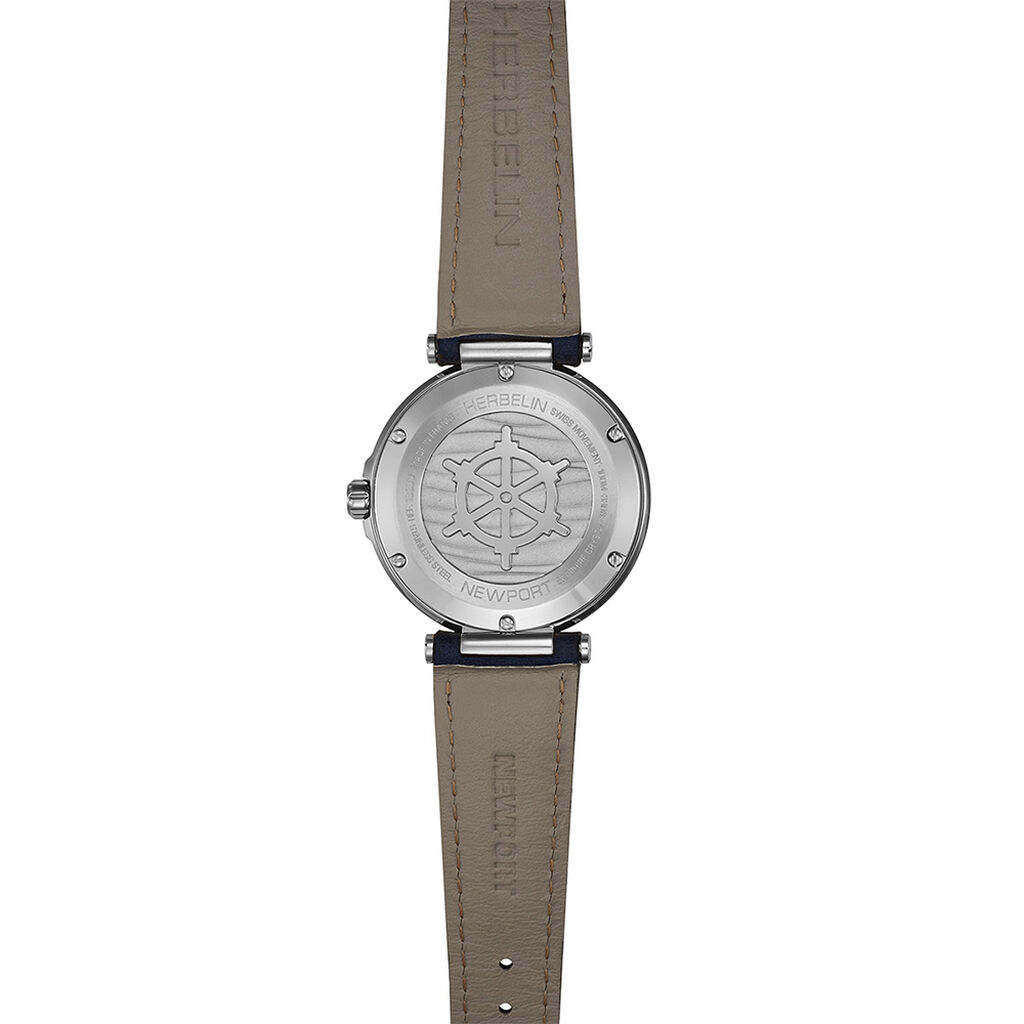Montre Herbelin Newport Elegance Bleu - F&ecirc;te des p&egrave;res Homme | Histoire d&rsquo;Or