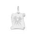 Pendentif Zodiaque Parchemin Argent Blanc - Pendentifs Zodiaque Famille | Histoire d’Or