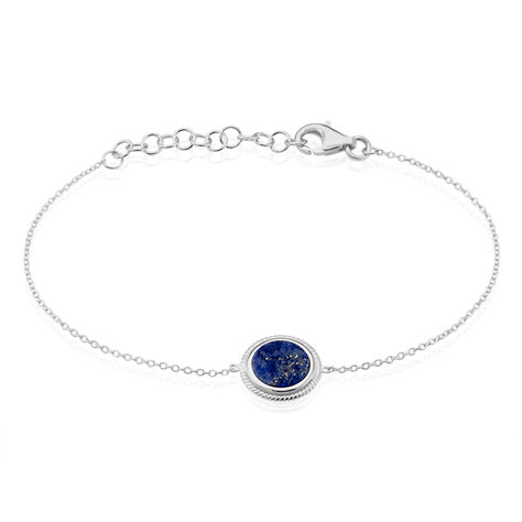 Bracelet Argent Zea Lapis Lazulis - Bracelets Femme | Histoire d’Or