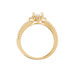 Bague Myriama Plaqué Or Jaune Oxyde De Zirconium - Bagues solitaires Femme | Histoire d’Or