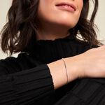 Bracelet Luciane Argent Blanc Oxyde De Zirconium - Bracelets Femme | Histoire d&rsquo;Or