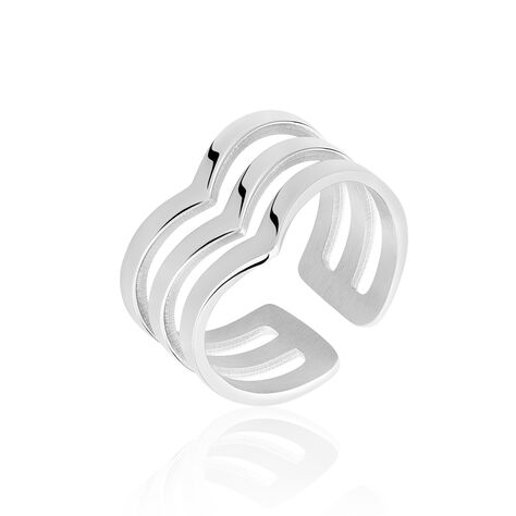 Bague Abid Acier Blanc - Bagues fantaisie Femme | Histoire d’Or