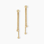 Boucles D'oreilles Pendantes Assiba Or Jaune - Boucles d'oreilles pendantes Femme | Histoire d&rsquo;Or