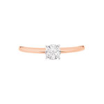 Bague Dream Or Rose Diamant - Bagues solitaires Femme | Histoire d&rsquo;Or