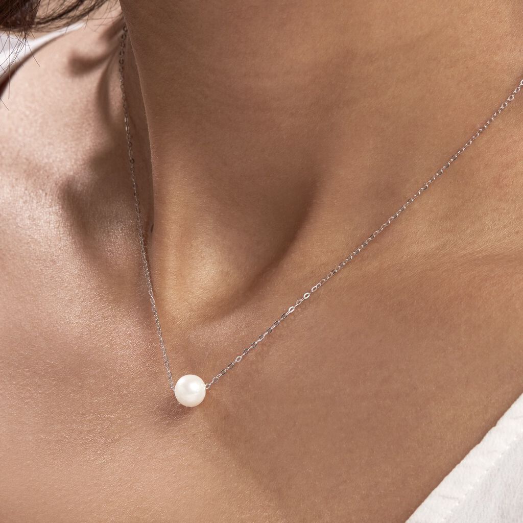 Collier Sissy Or Blanc Perle De Culture - Colliers Femme | Histoire d’Or