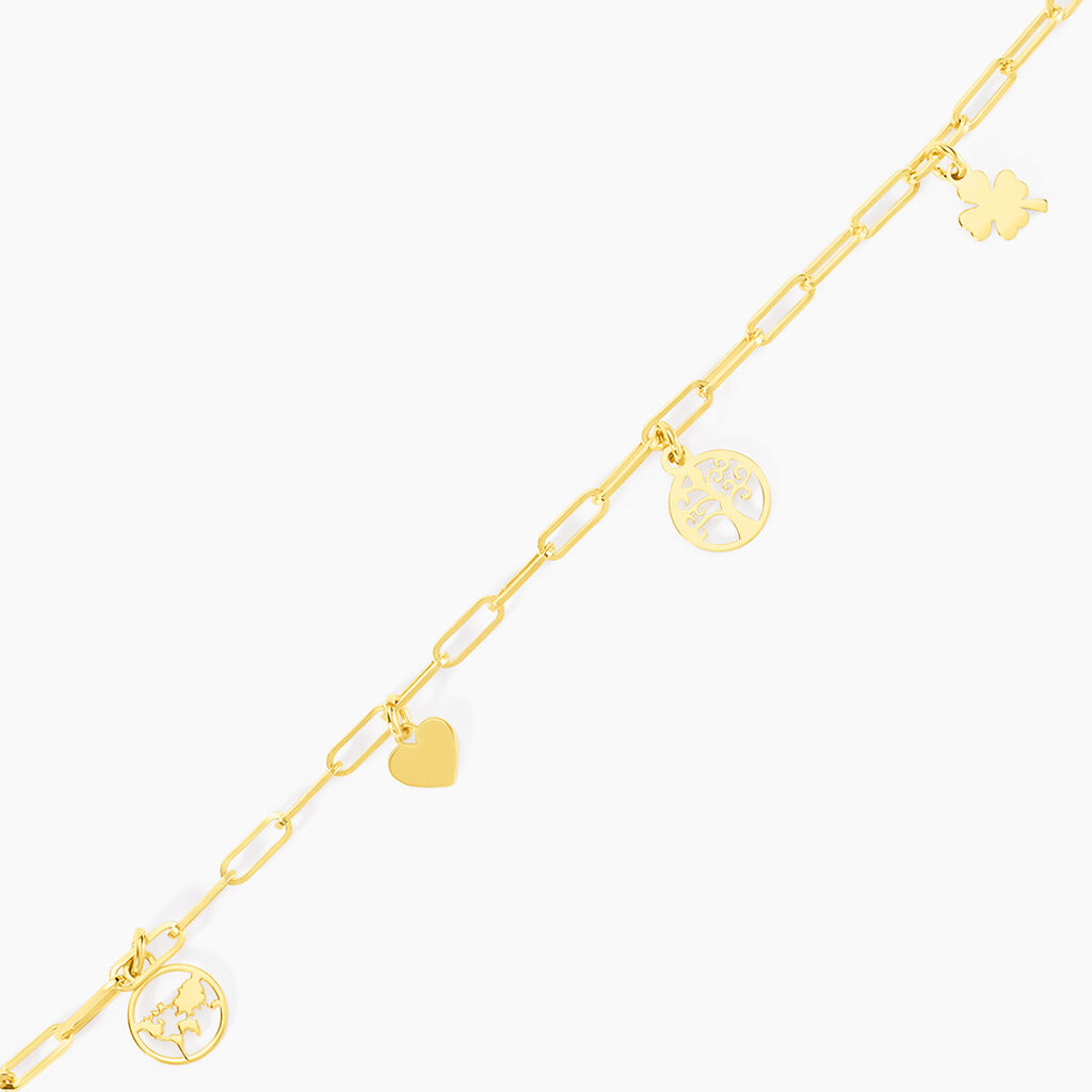 Bracelet Jonc Taola Argent Dor&eacute; - F&ecirc;te des m&egrave;res Femme | Histoire d&rsquo;Or