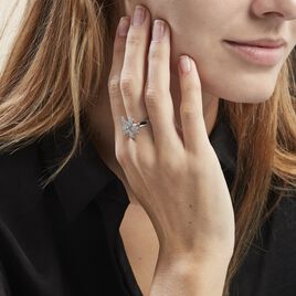 Bague Argent Blanc Catherine Oxydes De Zirconium - Bagues avec pierre Femme | Histoire d’Or