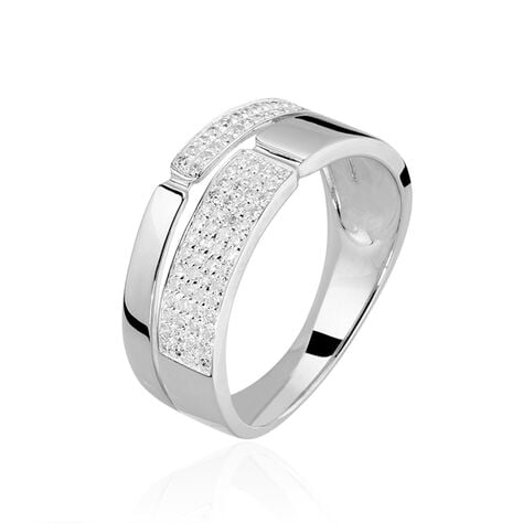 Bague Sophia Or Blanc Diamant - Bagues avec pierre Femme | Histoire d&rsquo;Or