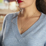 Collier Iago Plaqu&eacute; Or Oxydes De Zirconium - Colliers Femme | Histoire d&rsquo;Or