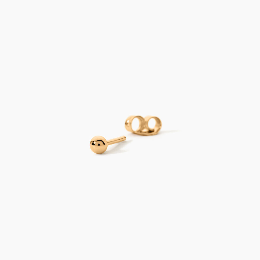 Boucles D'Oreilles Puces Tahlia Plaqu&eacute; Or Jaune - Boucles d'oreilles fantaisie Femme | Histoire d&rsquo;Or