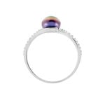 Bague Anais Or Blanc Perle De Culture Et Oxyde De Zirconium - Bagues solitaires Femme | Histoire d&rsquo;Or