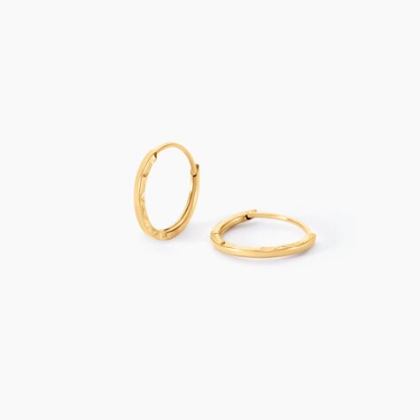 Créoles Valerina Or Jaune - Boucles d'oreilles créoles Femme | Histoire d’Or