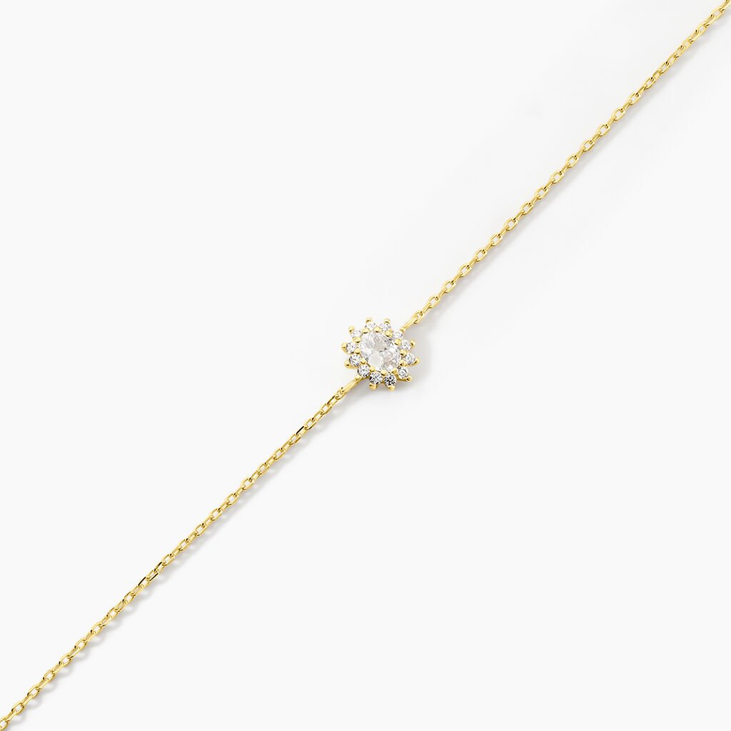 Bracelet Oliviane Argent Jaune Oxyde De Zirconium - Nouveautés Femme | Histoire d’Or