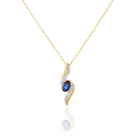 Collier Celestine Or Jaune Saphir Et Diamant - Colliers Femme | Histoire d’Or