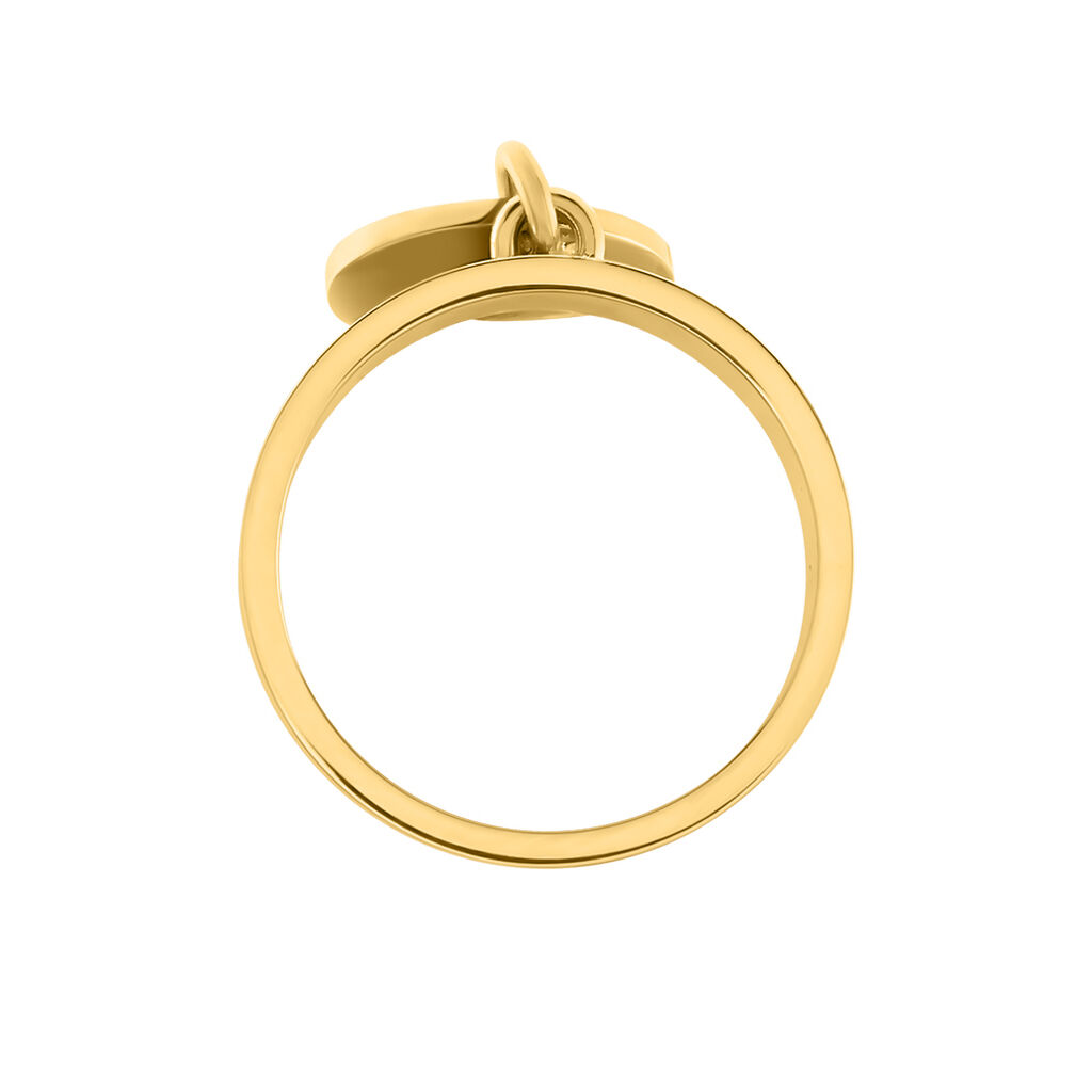 Bague Capri Acier Jaune - Bagues breloque Femme | Histoire d&rsquo;Or