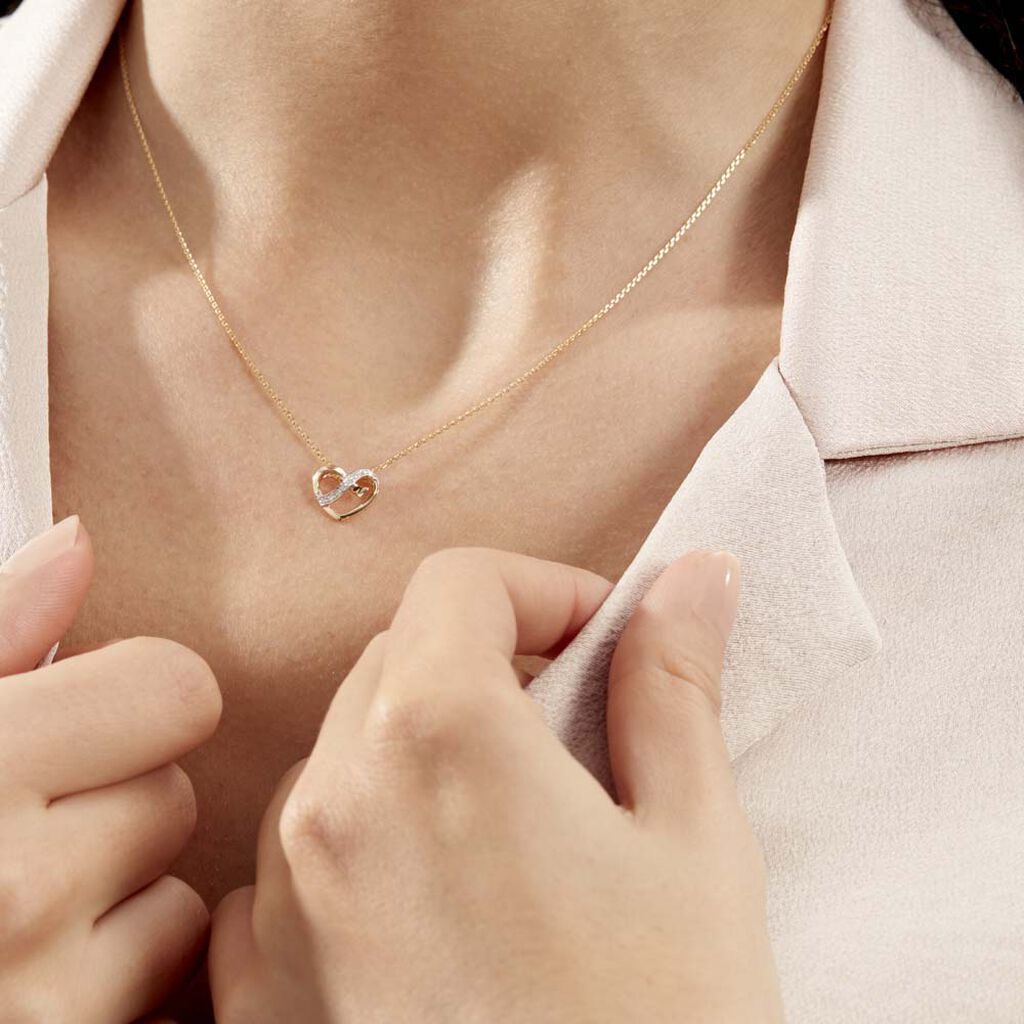 Collier Juliane Or Jaune Diamant - Colliers Femme | Histoire d’Or