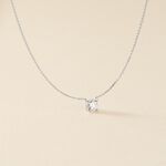 Collier Collection Aphrodite Or Blanc Diamant Synthetique - Colliers Femme | Histoire d&rsquo;Or