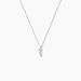 Collier Feath Argent Blanc Oxyde De Zirconium - Colliers fantaisie Femme | Histoire d&rsquo;Or