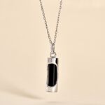 Pendentif Tiki Argent Blanc Onyx - Pendentifs Famille | Histoire d&rsquo;Or