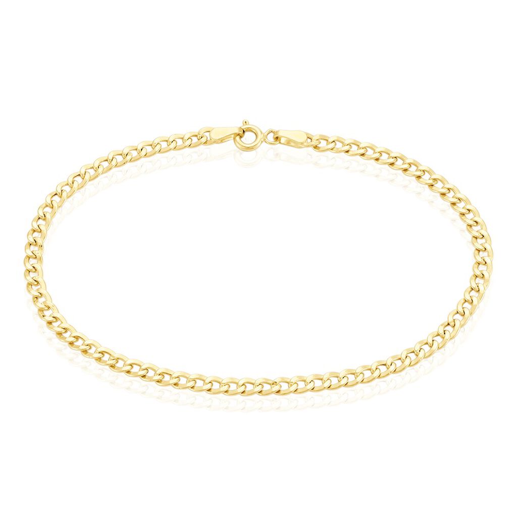 Bracelet Iris Or Jaune Maille Gourmette - Bracelets chaîne Femme | Histoire d’Or