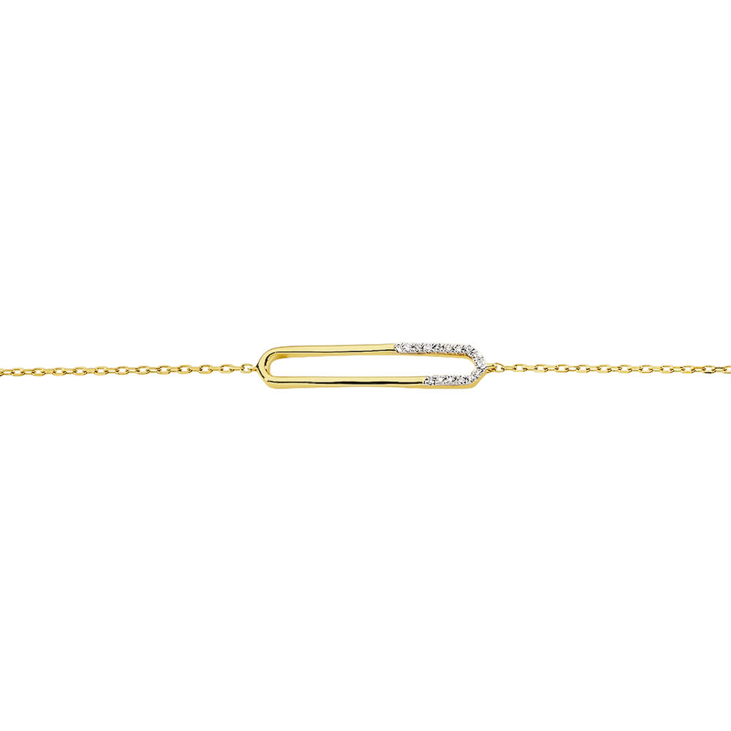 Bracelet Or Jaune Ayala Diamant - Bracelets Femme | Histoire d&rsquo;Or
