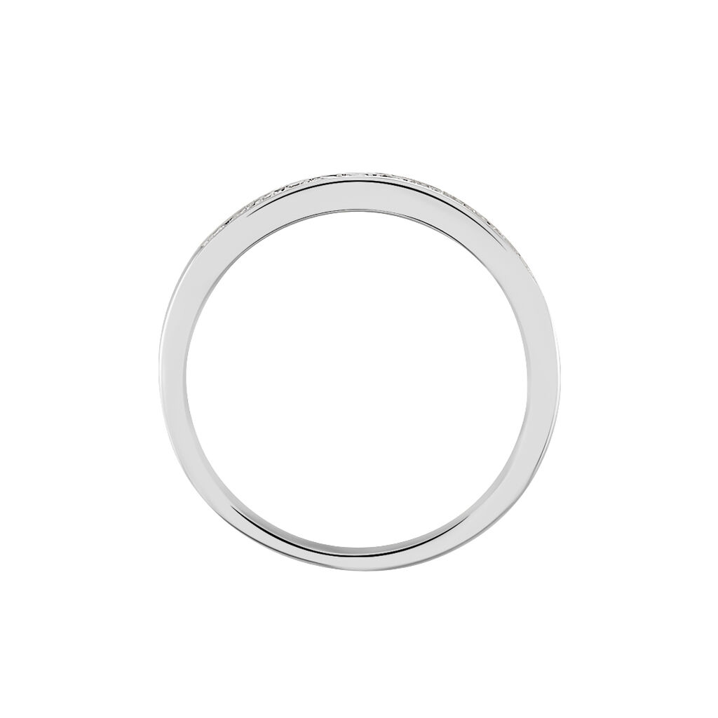 Alliance Rhea Or Blanc Diamant - Alliances Femme | Histoire d&rsquo;Or