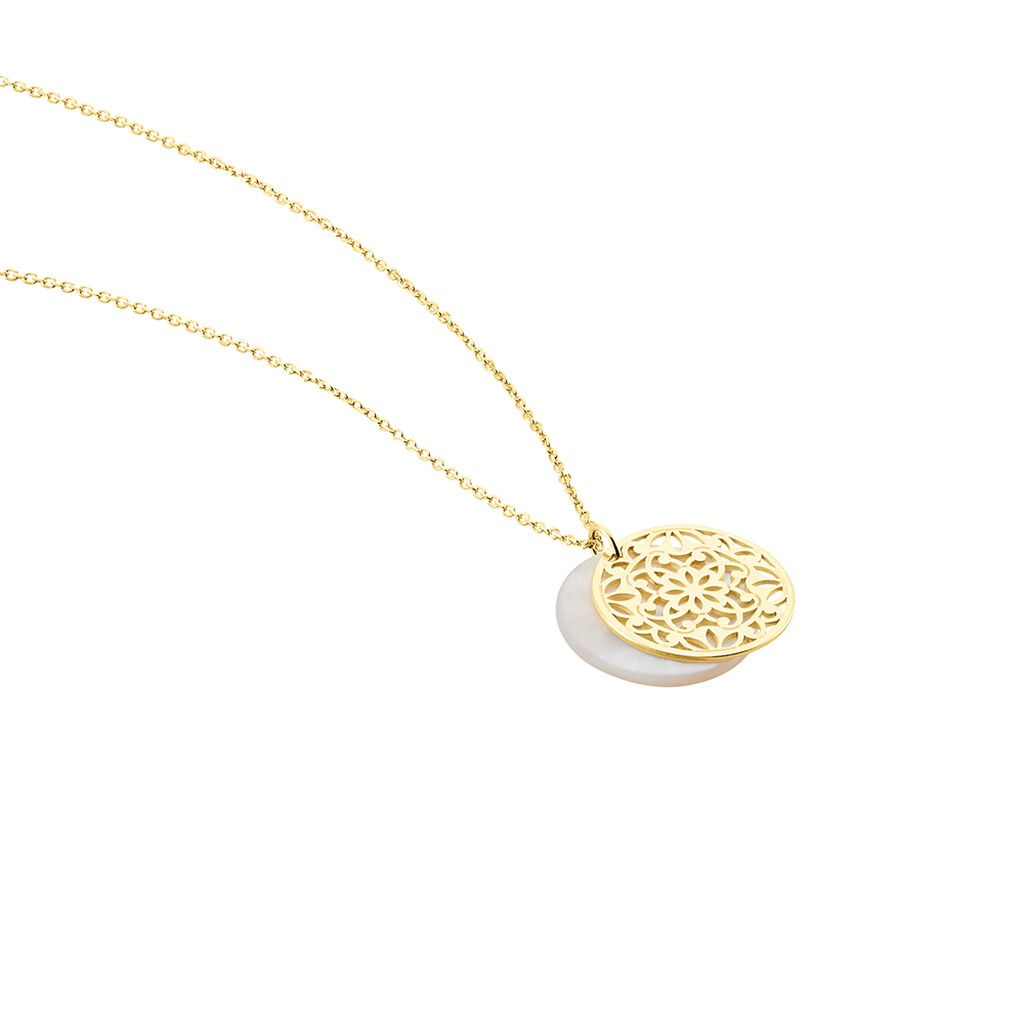 Collier Naïade Or Jaune Nacre - Colliers Femme | Histoire d’Or
