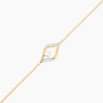 Bracelet Eye Or Jaune Oxyde De Zirconium - Bracelets Femme | Histoire d&rsquo;Or