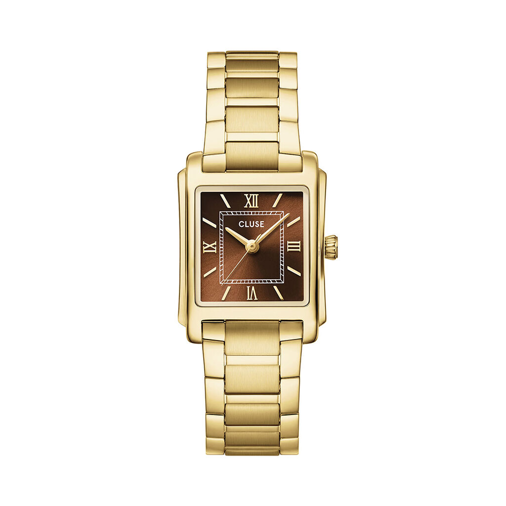 Montre Cluse Angl&eacute;e Marron - F&ecirc;te des m&egrave;res Femme | Histoire d&rsquo;Or