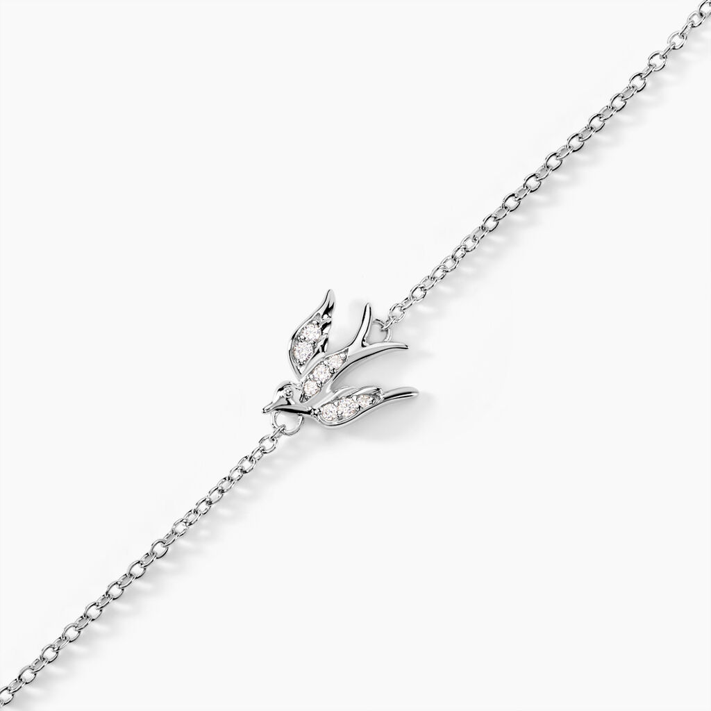 Bracelet Marilla Argent Blanc Oxyde De Zirconium - Bracelets Femme | Histoire d’Or