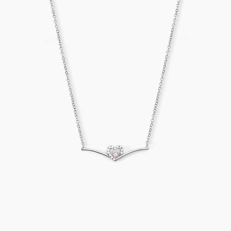 Collier Miline Argent Blanc Oxyde De Zirconium - Nouveautés Femme | Histoire d’Or