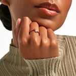 Bague Blush Argent Blanc Oxyde De Zirconium - Bagues avec pierre Femme | Histoire d&rsquo;Or