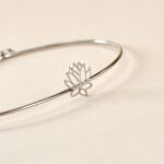 Bracelet Jonc Rosita Argent Blanc - Bracelets joncs Femme | Histoire d&rsquo;Or